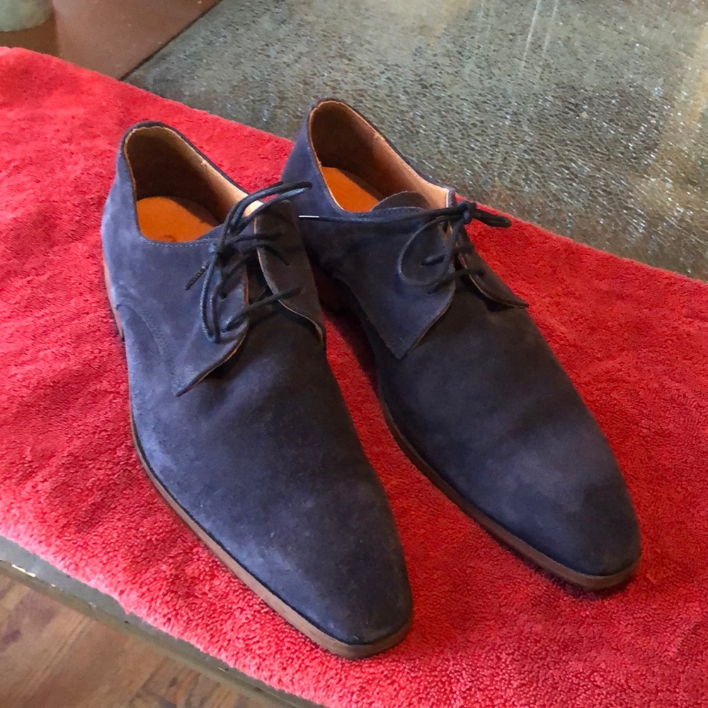 Travelin hand made European shoe leather an suede
